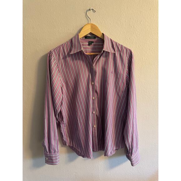 Ralph Lauren pin stripe button up - Picture 1 of 5